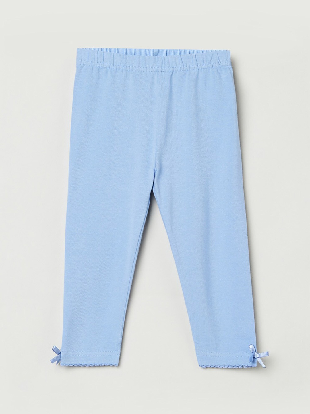 

max Girls Blue Solid Leggings
