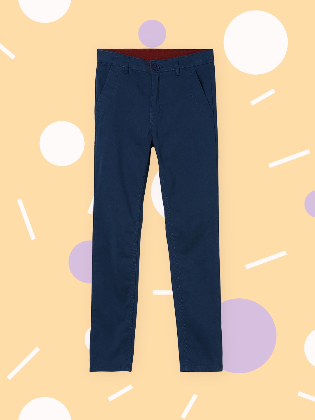 

max Boys Blue Chinos Trousers