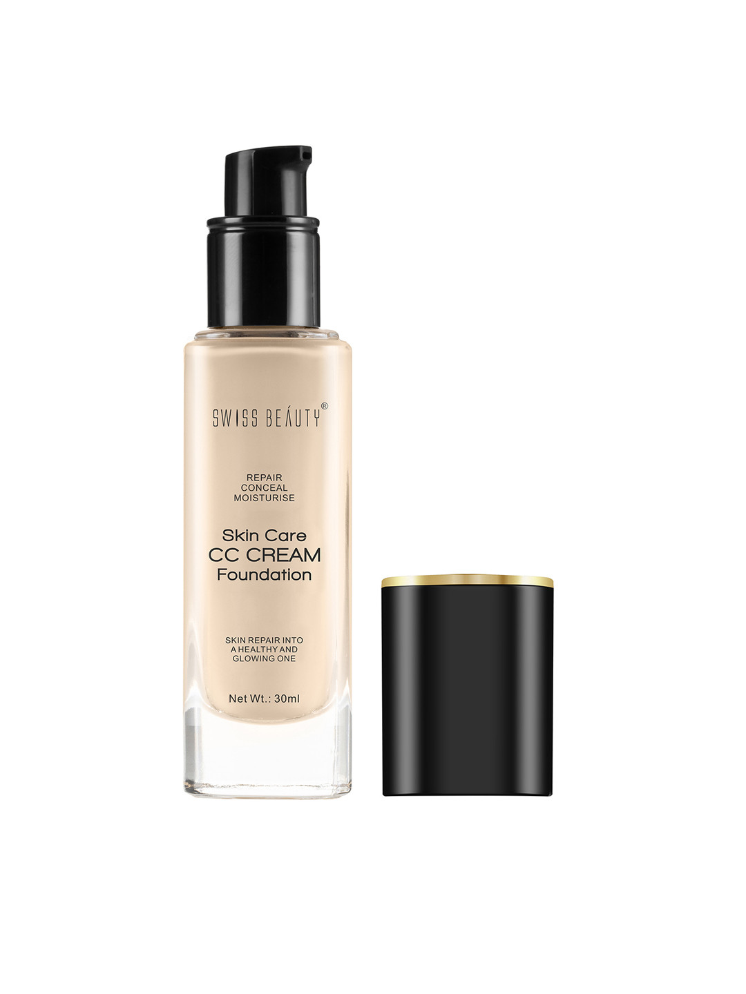

SWISS BEAUTY Skin Care Oil-Free CC Cream Foundation - Natural Beige 30 ml