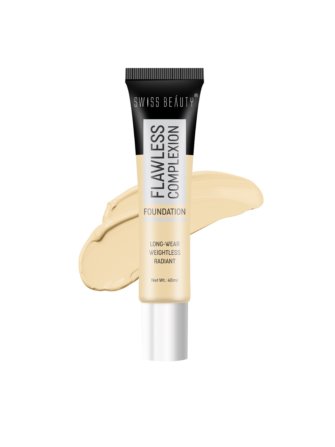 

SWISS BEAUTY Flawless Complexion Foundation - Ivory Fair, Beige