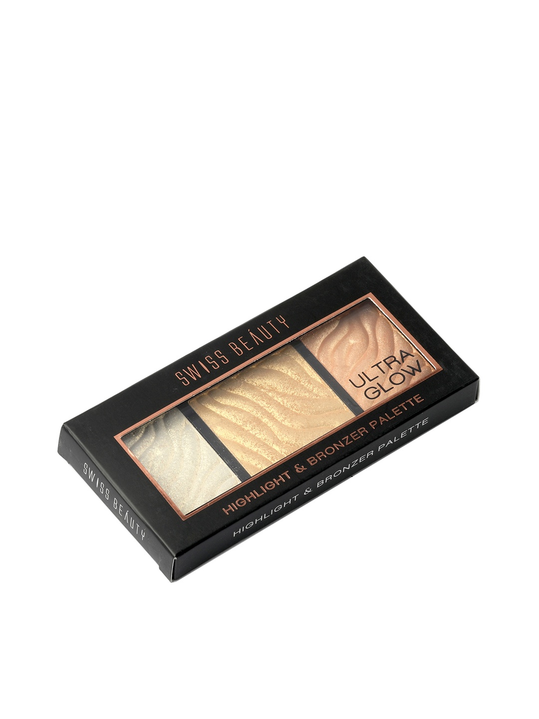 

SWISS BEAUTY Ultra Glow Highlight And Bronzer Palette - Shade 2, Multi