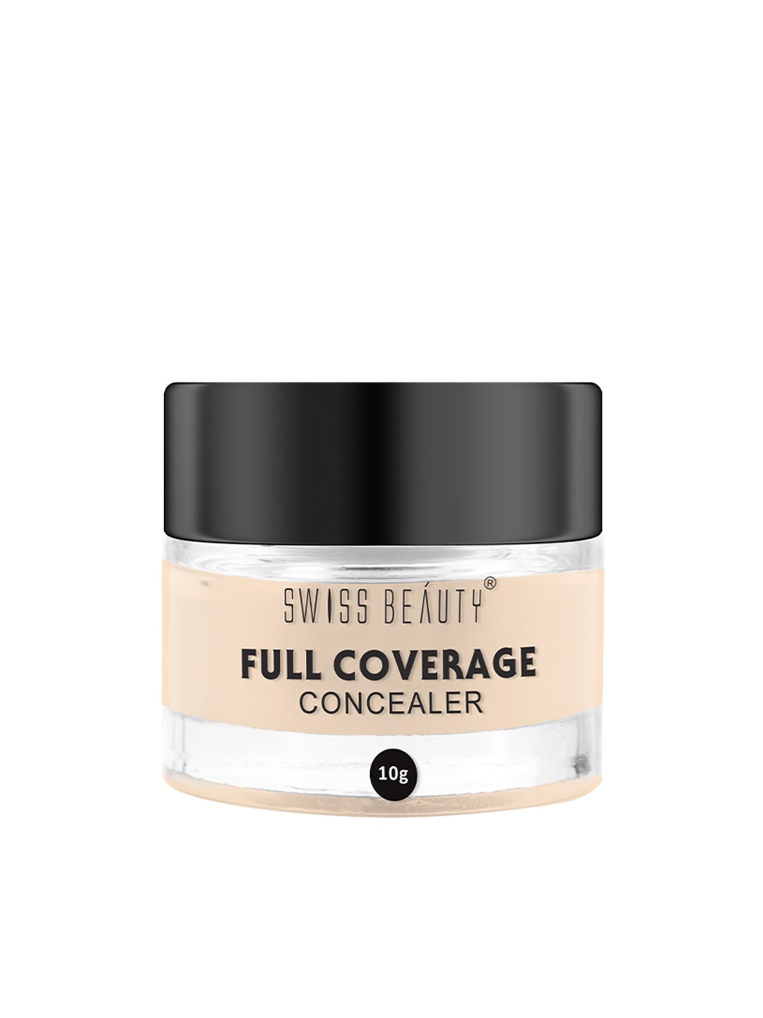 

SWISS BEAUTY Full Coverage Creamy Concealer - Fair, Beige