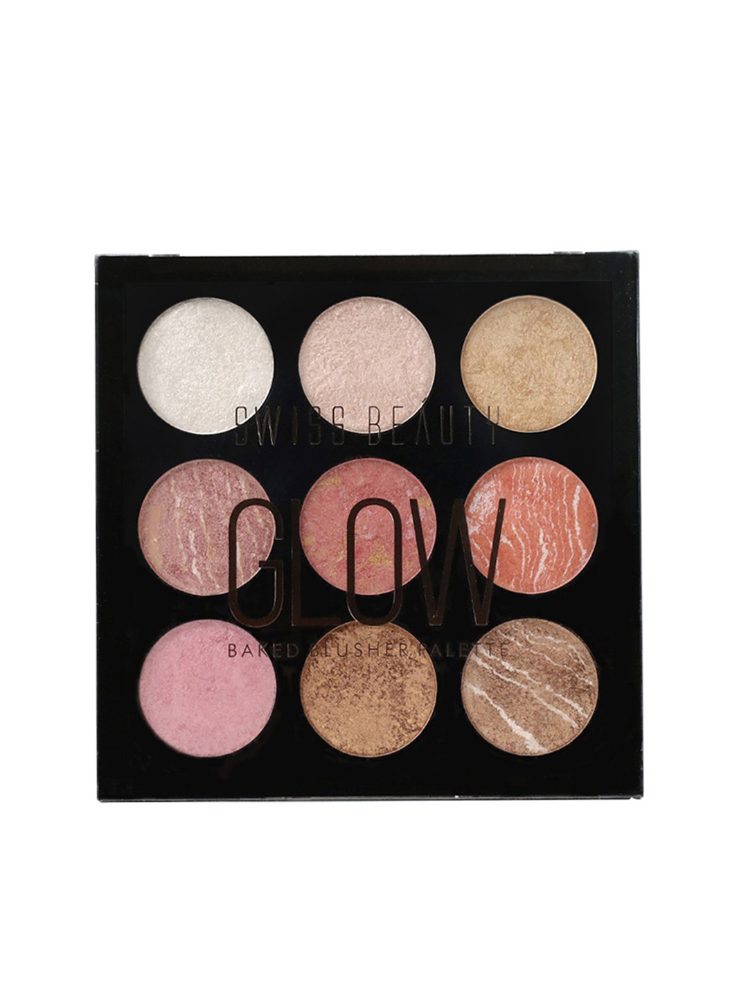 

SWISS BEAUTY Glow Baked Blusher Palette - Shade 1, Pink