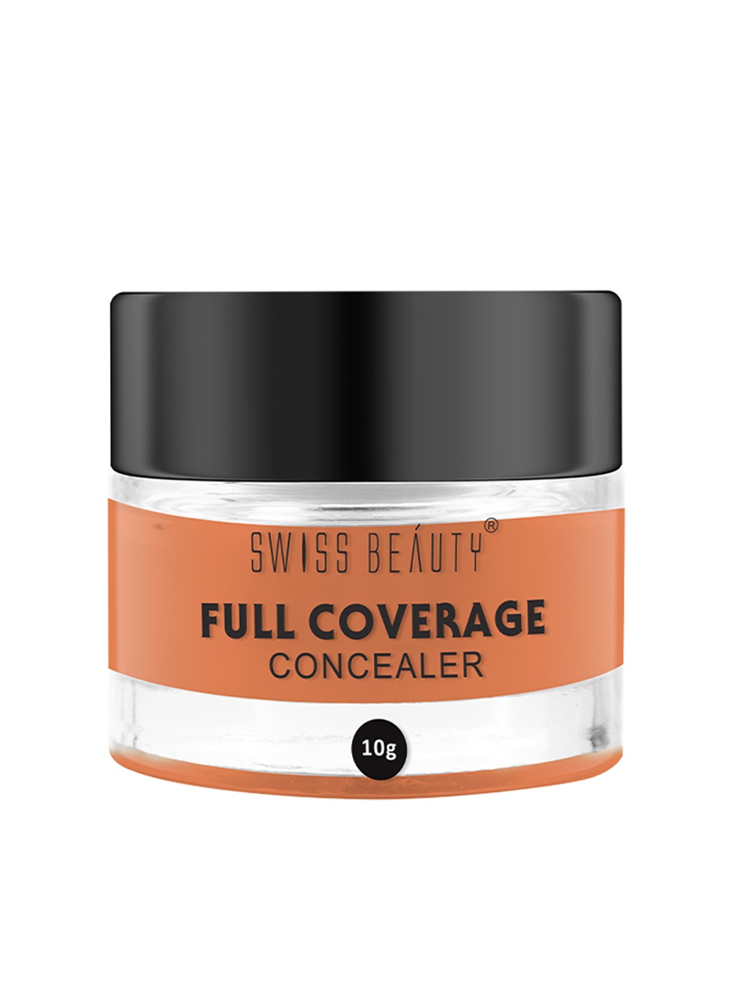 

SWISS BEAUTY Full Coverage Creamy Concealer - Nigro Corrector, Orange