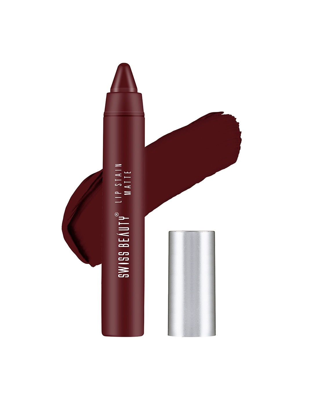 

SWISS BEAUTY Lip Stain Matte Lipstick - Raspberry, Burgundy