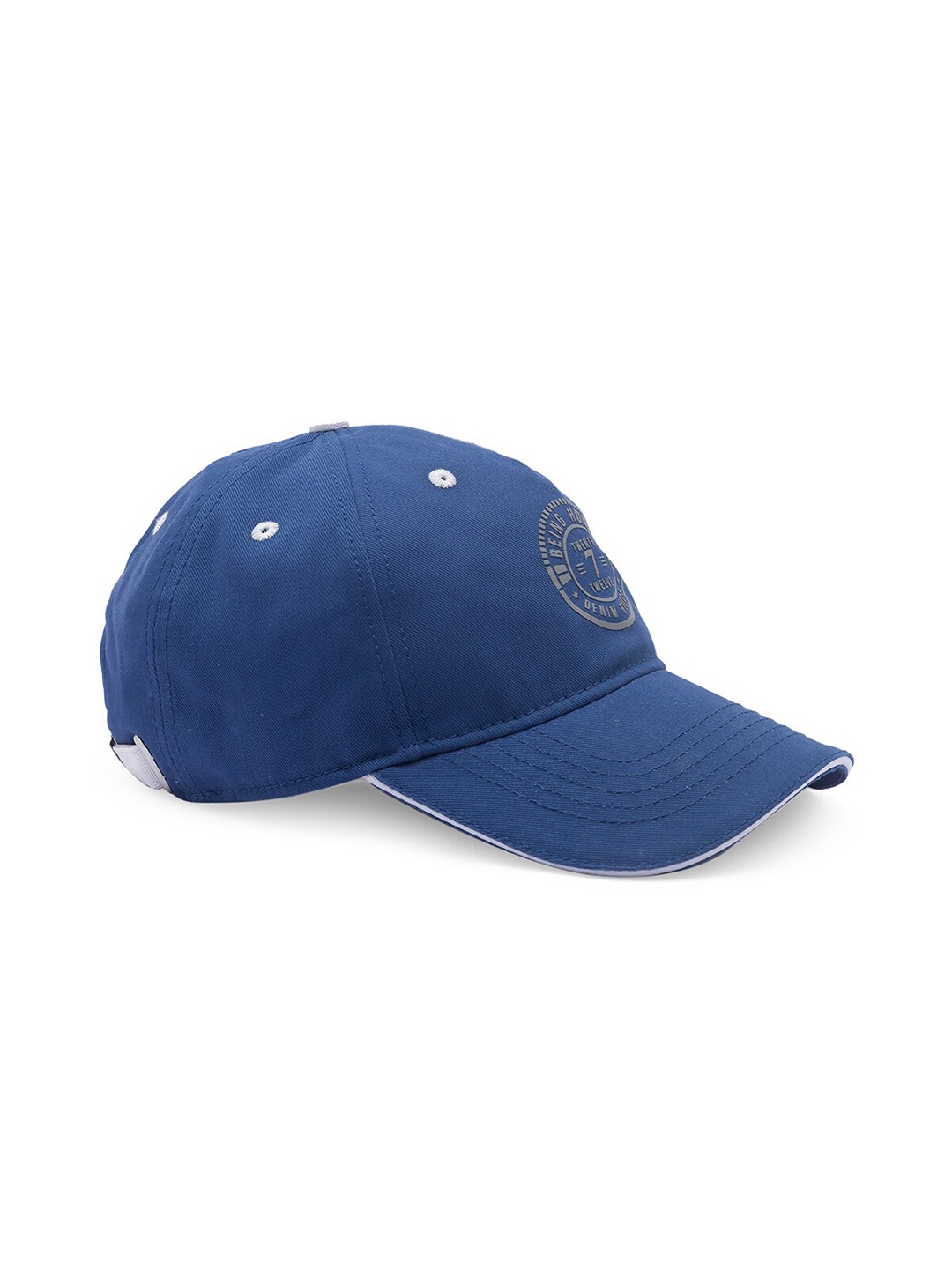 

Being Human Men Blue & Grey Printed Baseball Cap