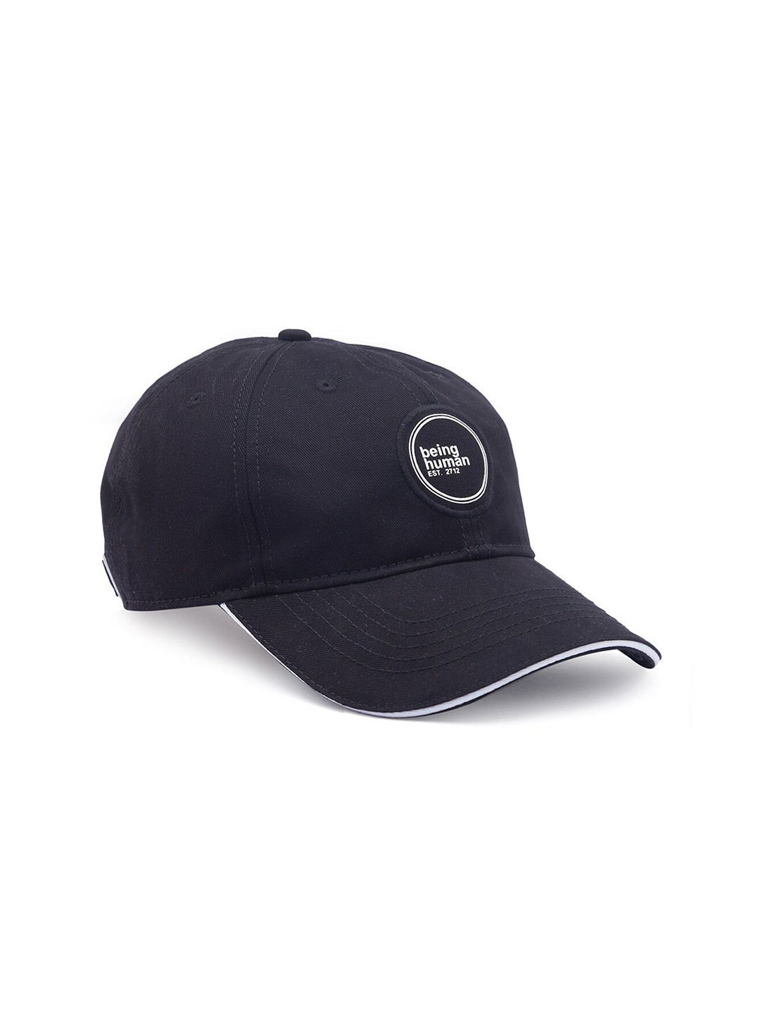 

Being Human Men Black & White Printed Baseball Cap