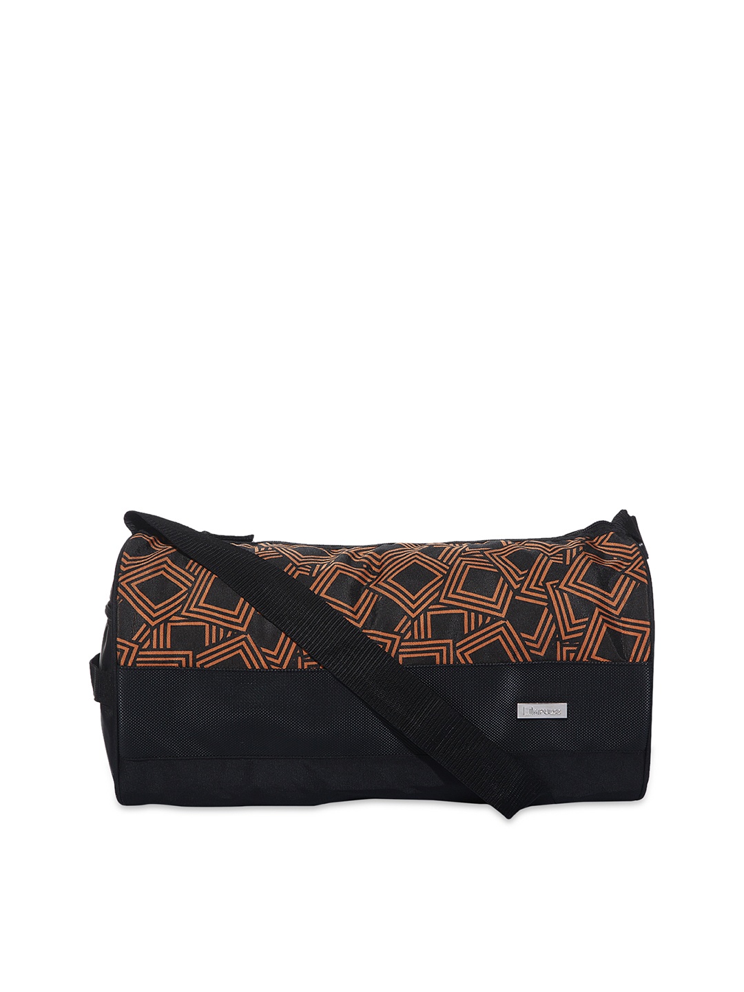 

Impulse Unisex Black & Orange Duffel Bag