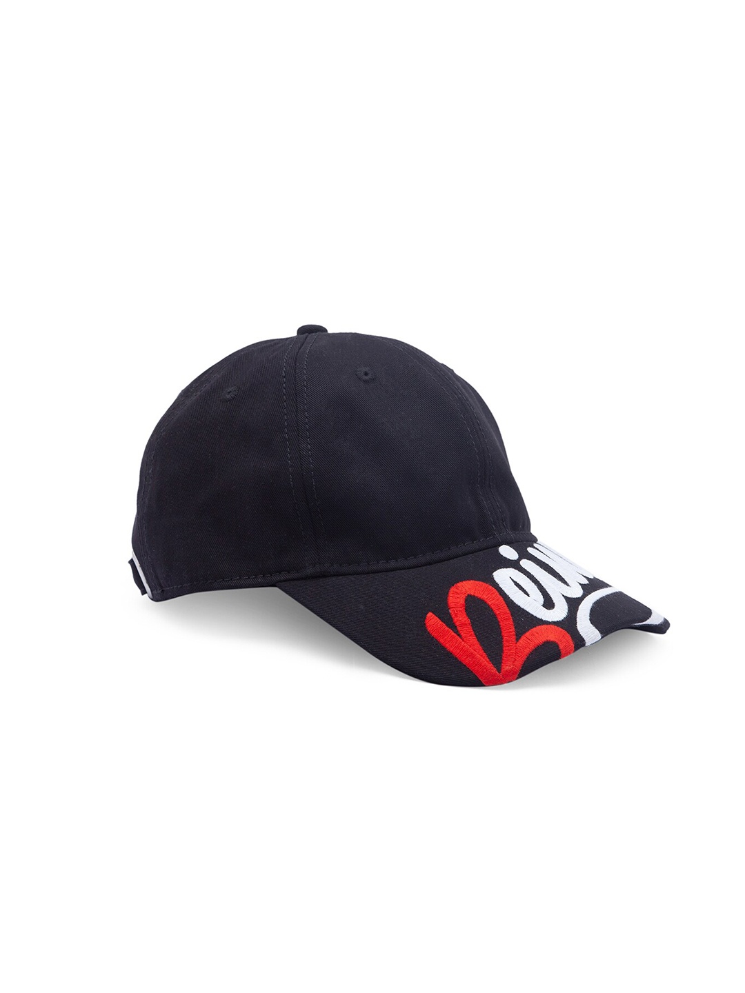 

Being Human Men Black & Red Printed Snapback Cap