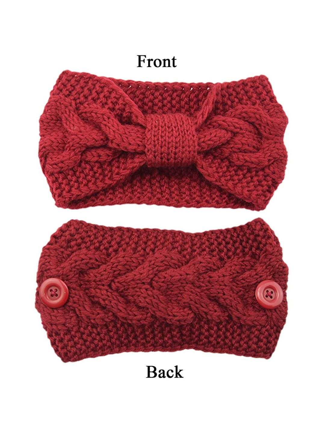 

EL REGALO Women Red Knitted Chill Wrap