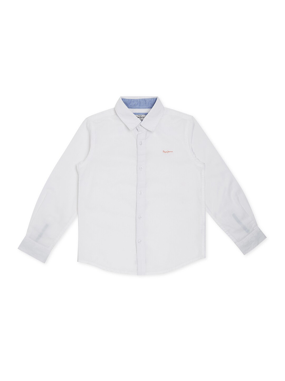 

Pepe Jeans Boys White Pure Cotton Casual Shirt
