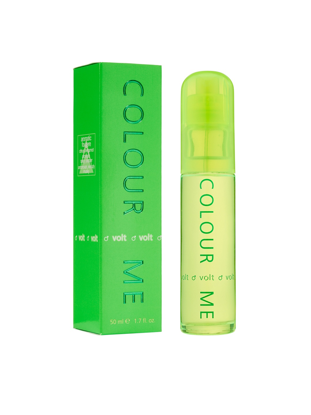 

Colour me Men Volt Eau De Parfum 50 ml, Green