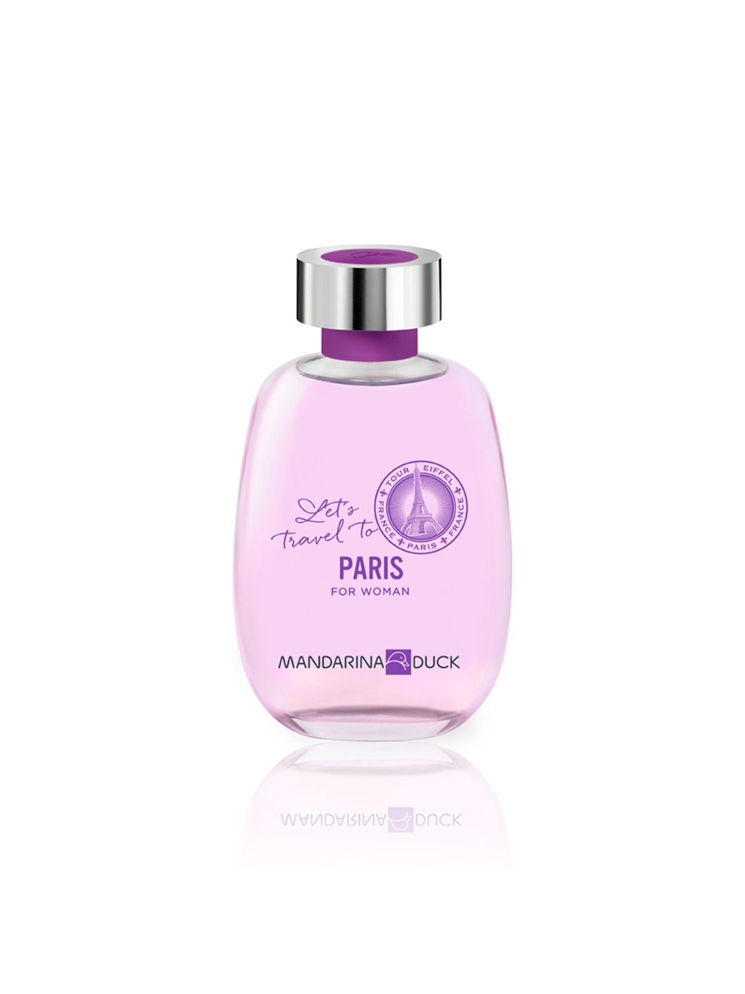 

MANDARINA DUCK Women Let's Travel To Paris Eau De Toilette Natural Spray 100 ml, Pink