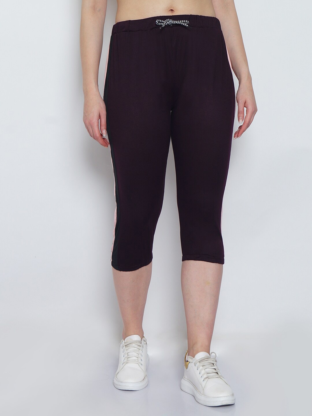 

GRACIT Women Brown & Pink Capris