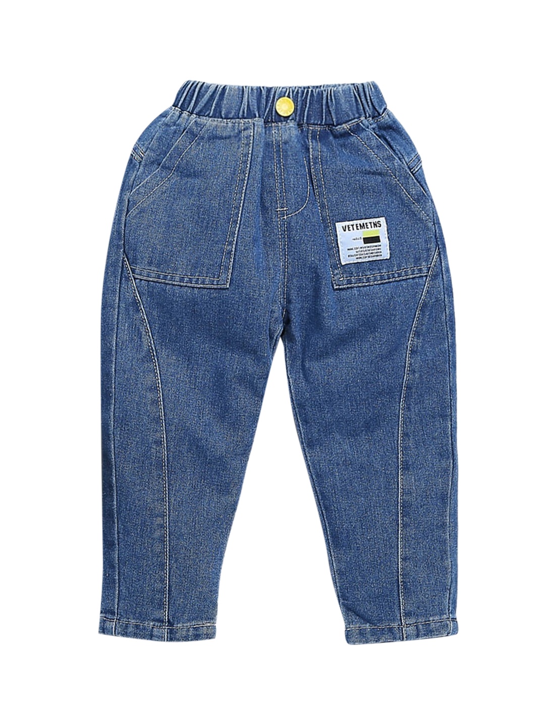 

Hopscotch Boys Blue Highly Regular Fit Distressed Heavy Fade Jeans