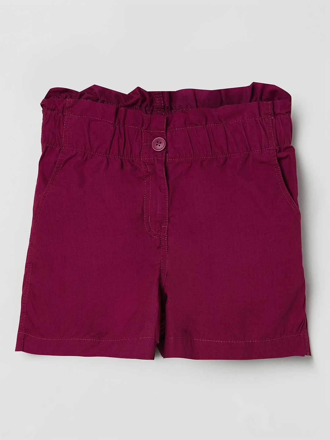 

max Girls Burgundy Shorts