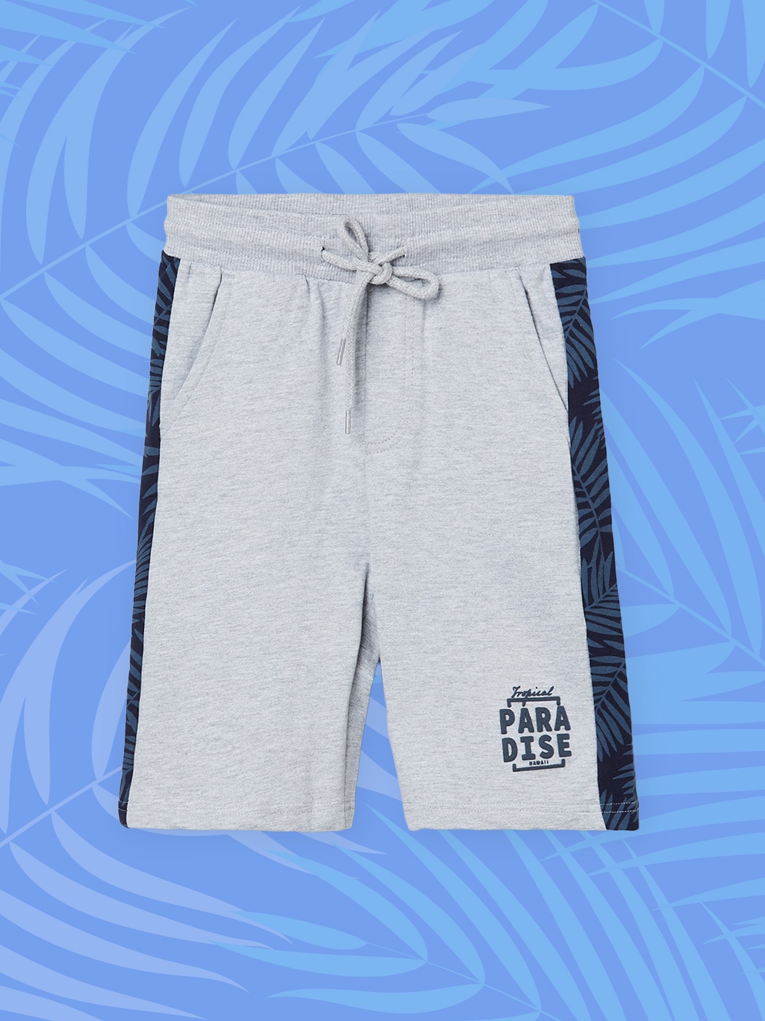 

max Boys Blue Cotton Regular Shorts