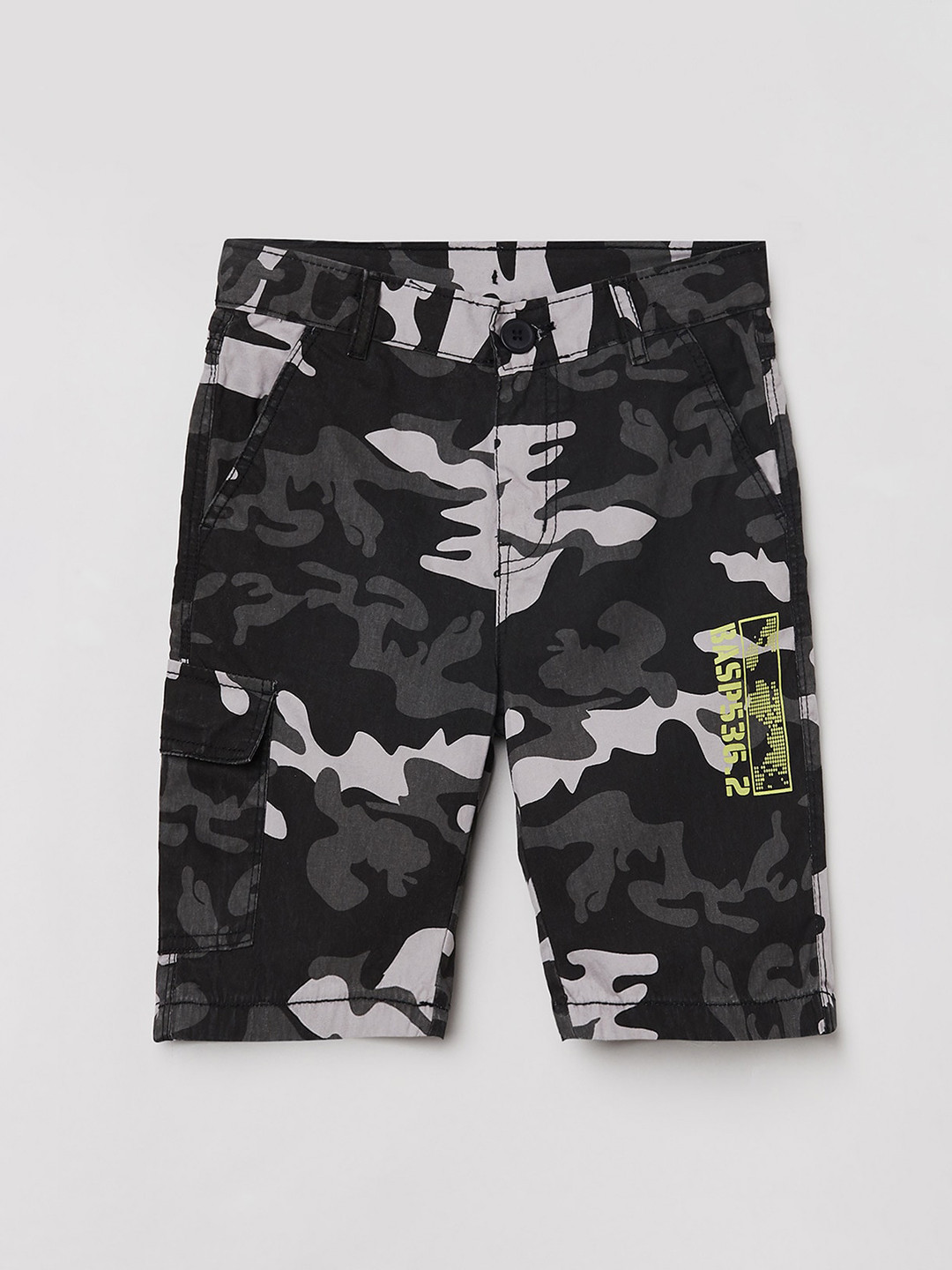 

max Boys Multicoloured Camouflage Printed Shorts, Multi