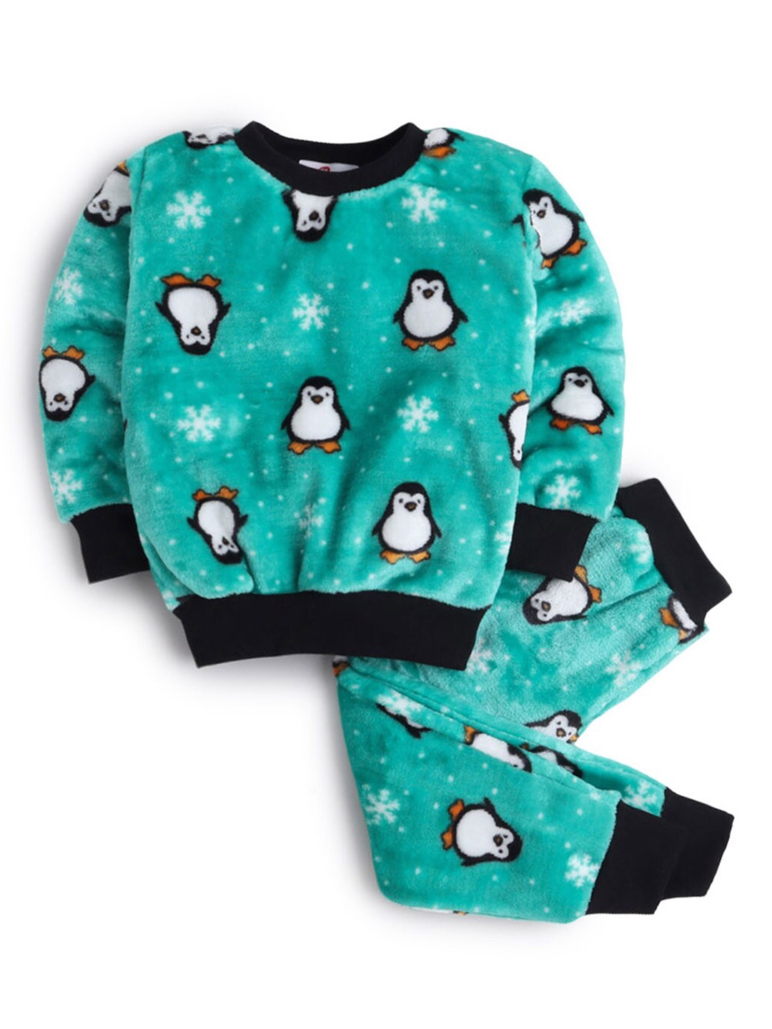 

Hopscotch Girls Green Printed T-shirt with Trousers
