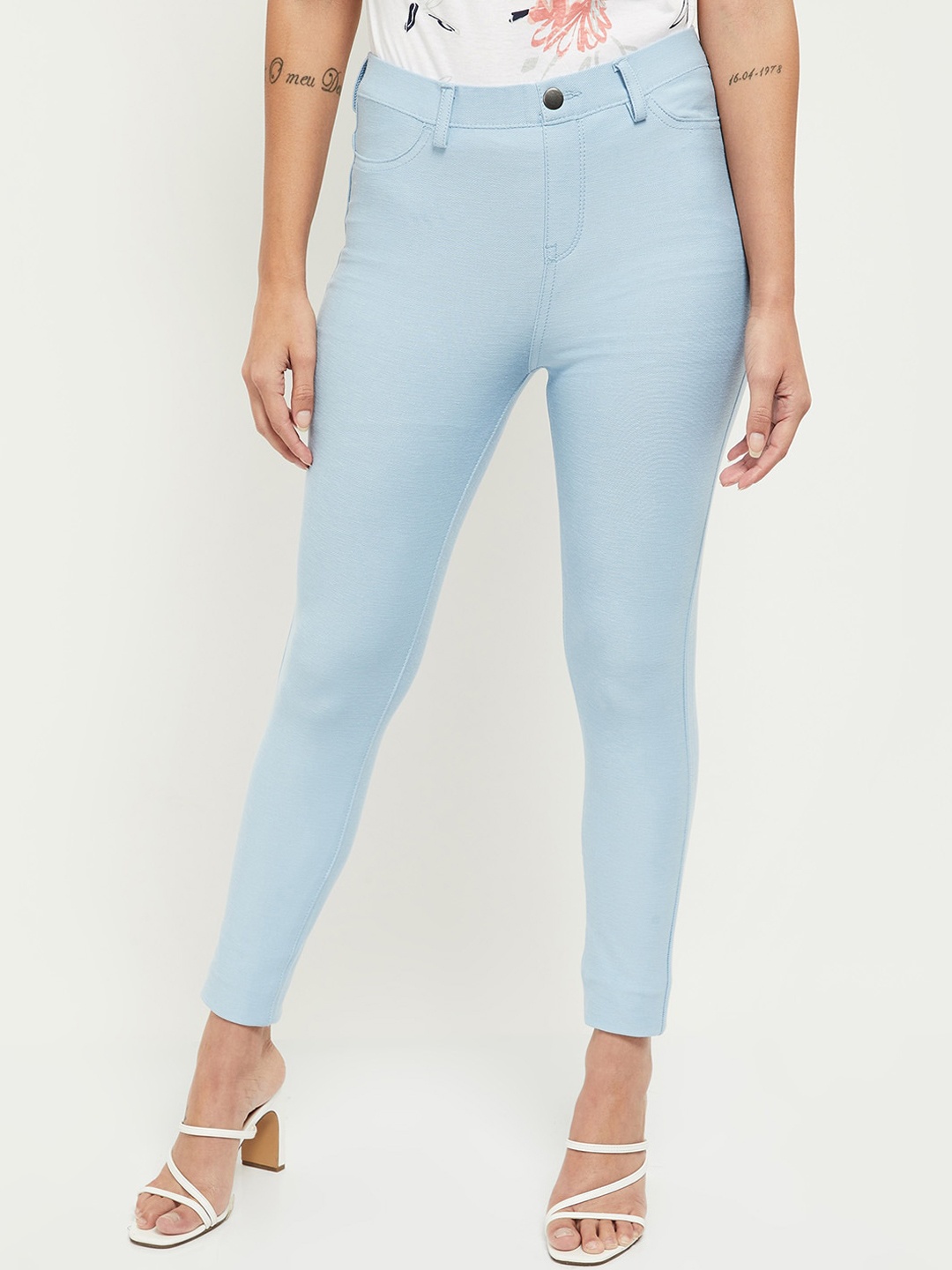 

max Women Blue Trousers