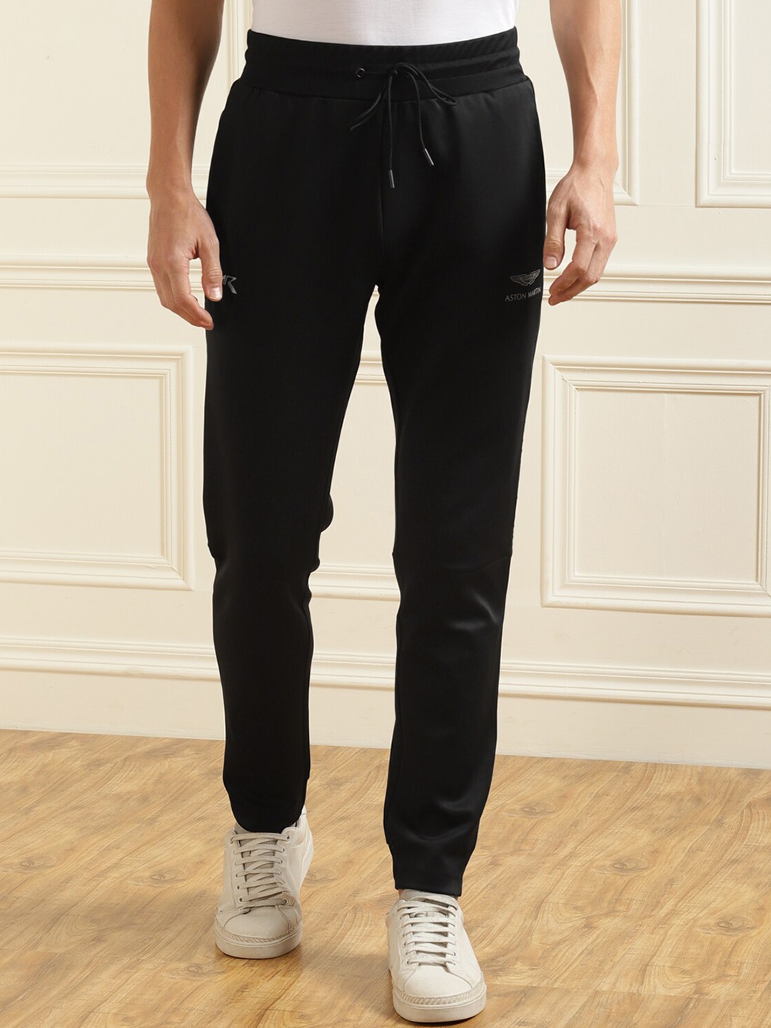 

HACKETT LONDON Men Black Solid Track Pants