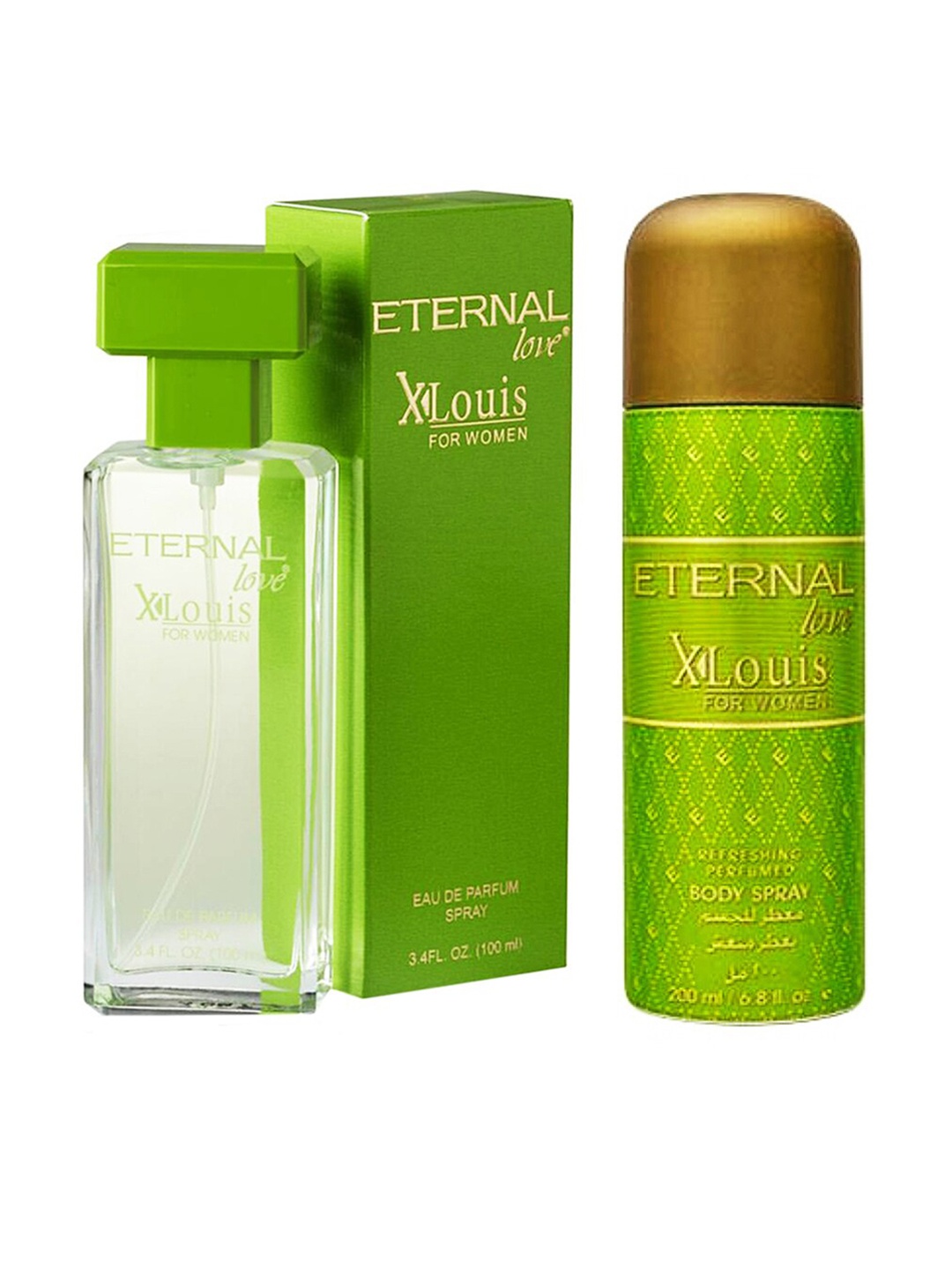 

ETERNAL Love Set of X-Louis Eau De Parfum & Body Spray, Sea green