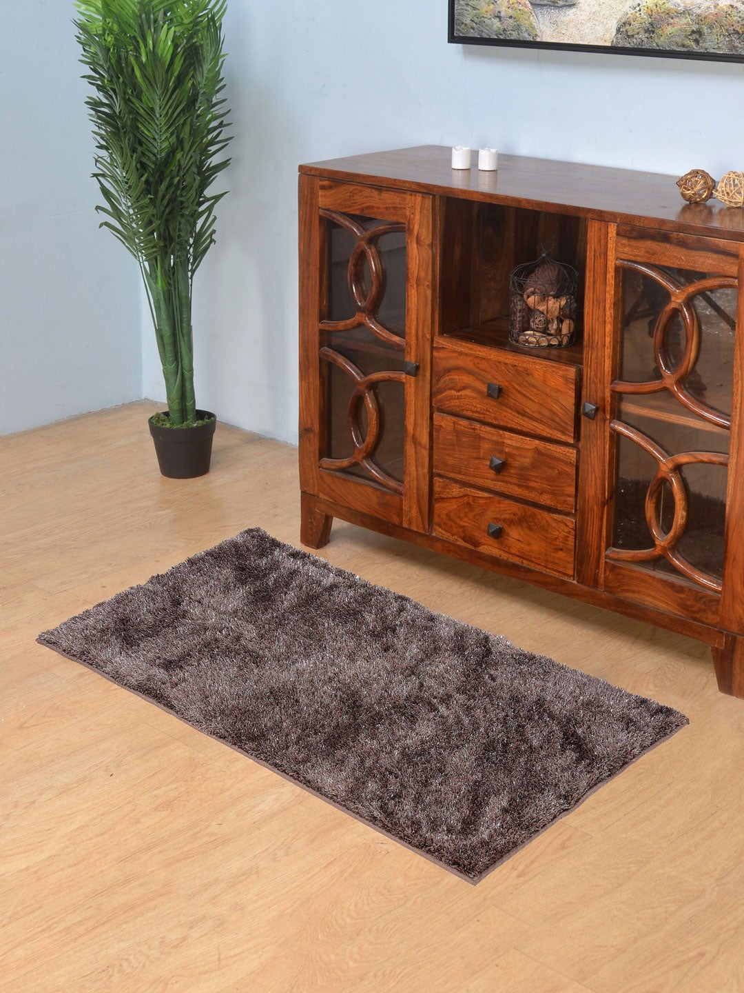 

Athome by Nilkamal Lavender-Toned 3000 GSM Shaggy Rug