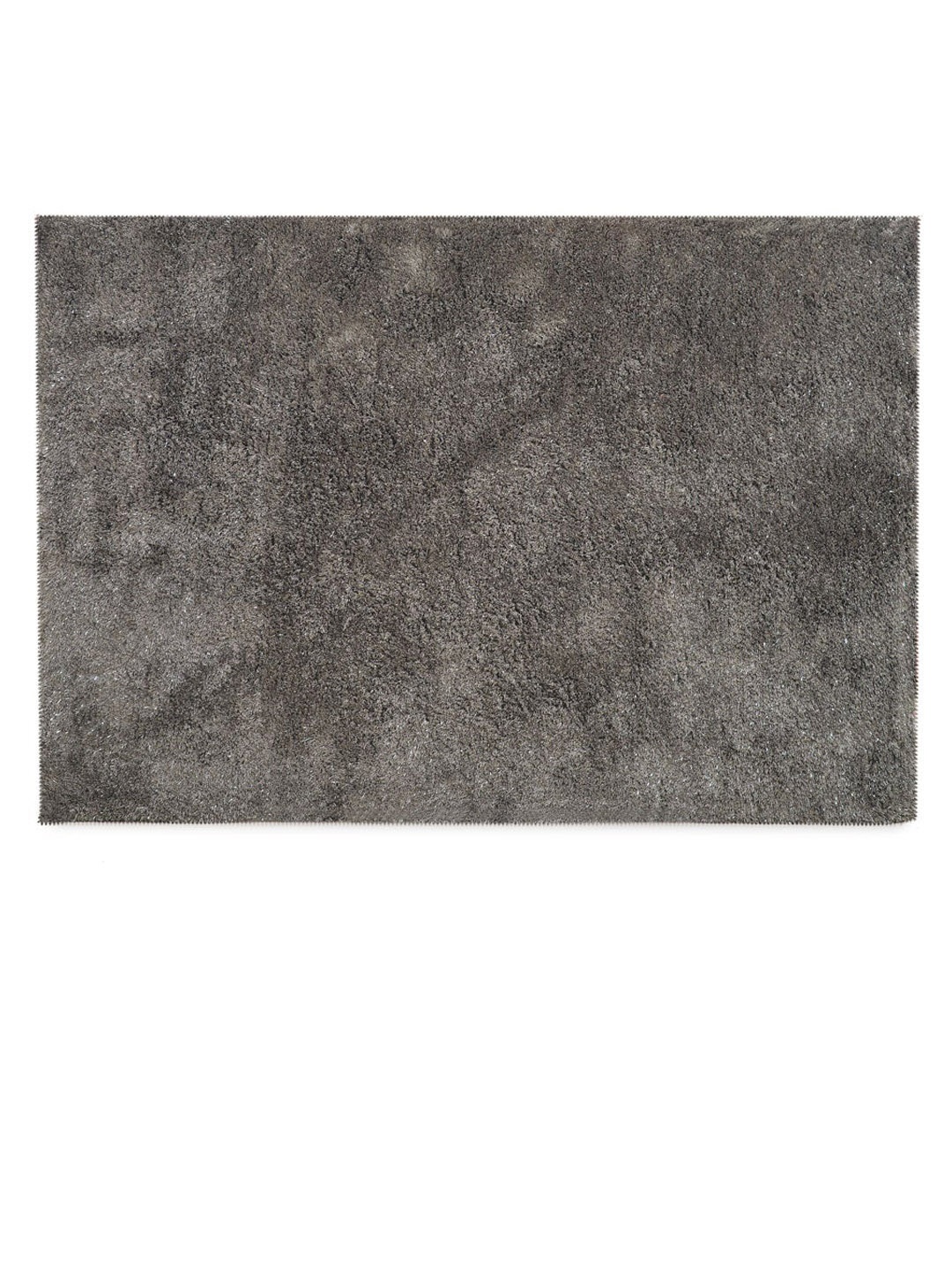 

Athome by Nilkamal Grey Microfibre Shaggy Bath Rugs