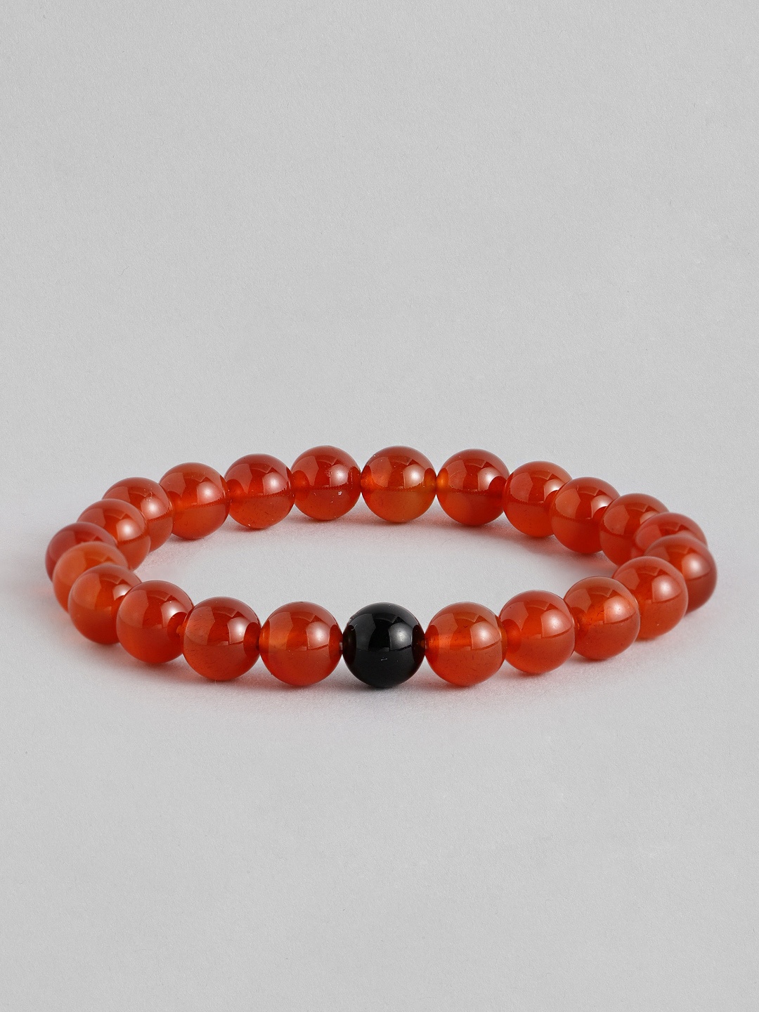 

TRISHONA Unisex Red & Black Onyx Bracelet