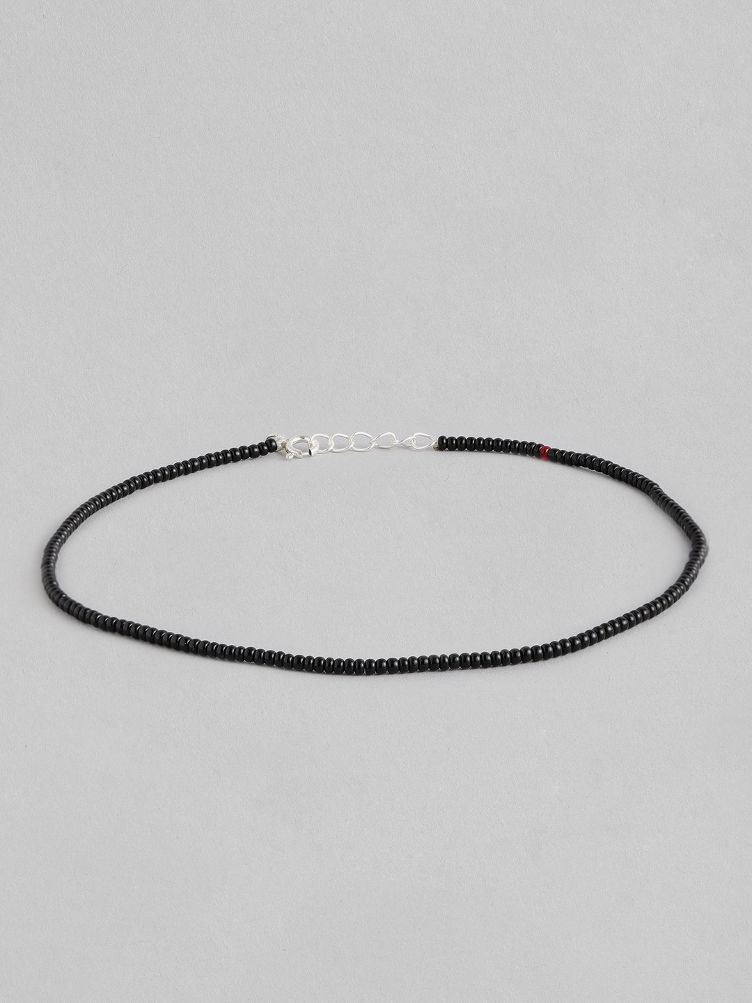

TRISHONA Women Black Beaded Bohemian Anklet