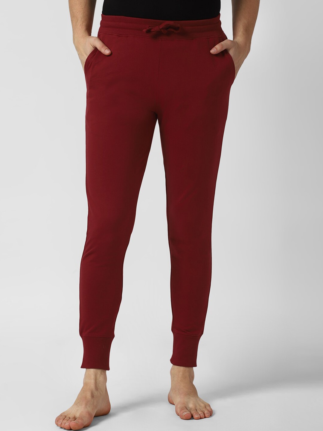 

Peter England Men Maroon Solid Slim Lounge Pants