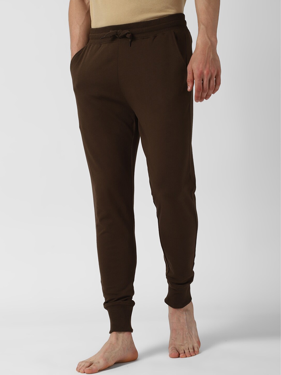 

Peter England Men Brown Solid Lounge Pant