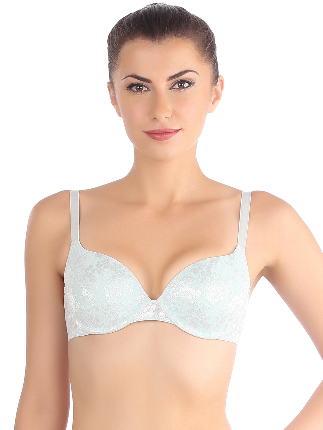 

Triumph Green Medium-Coverage Lace T-shirt Bra 122I492