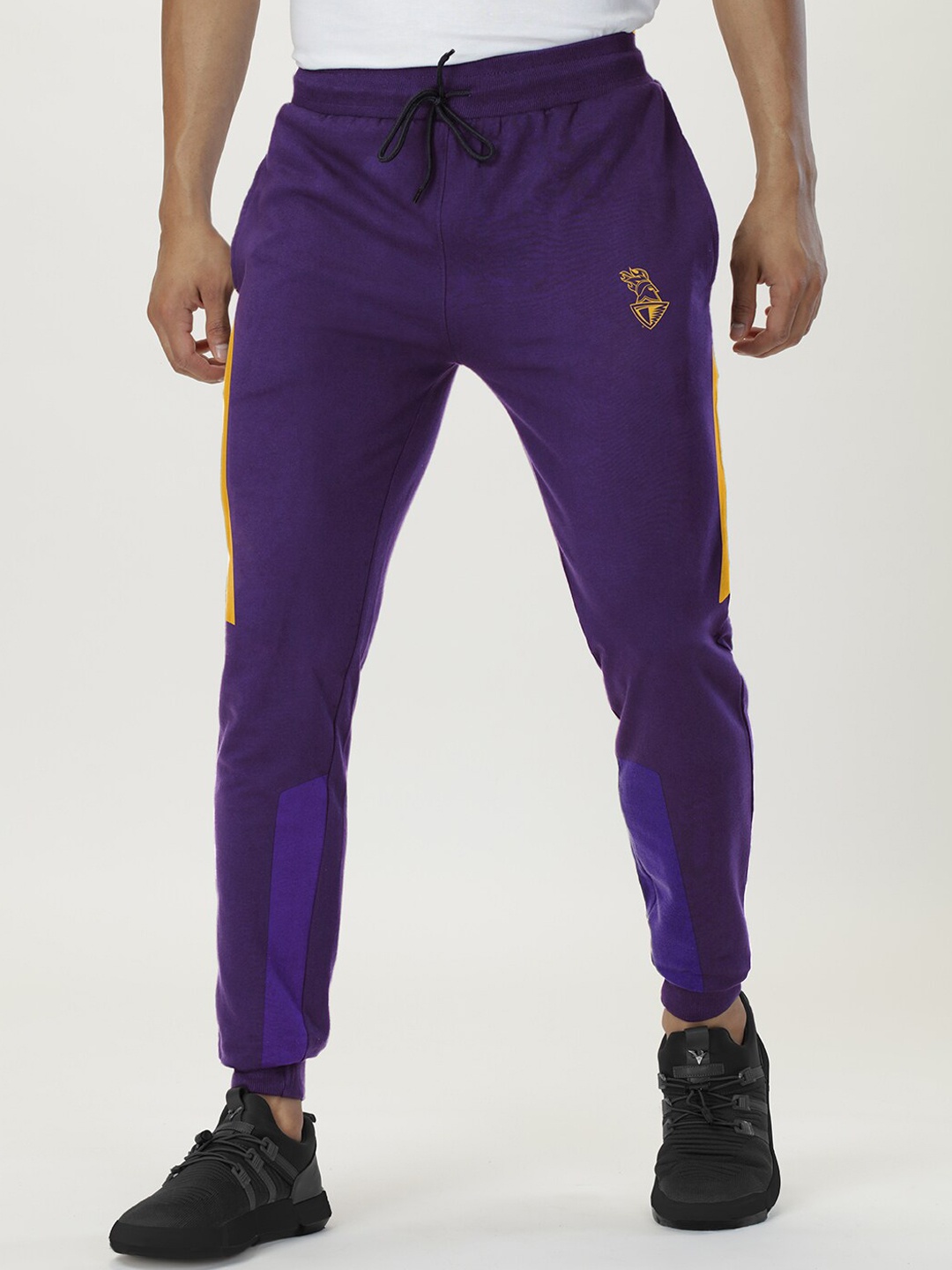 

The Souled Store Men Purple KKR: Official Training Cotton Joggers