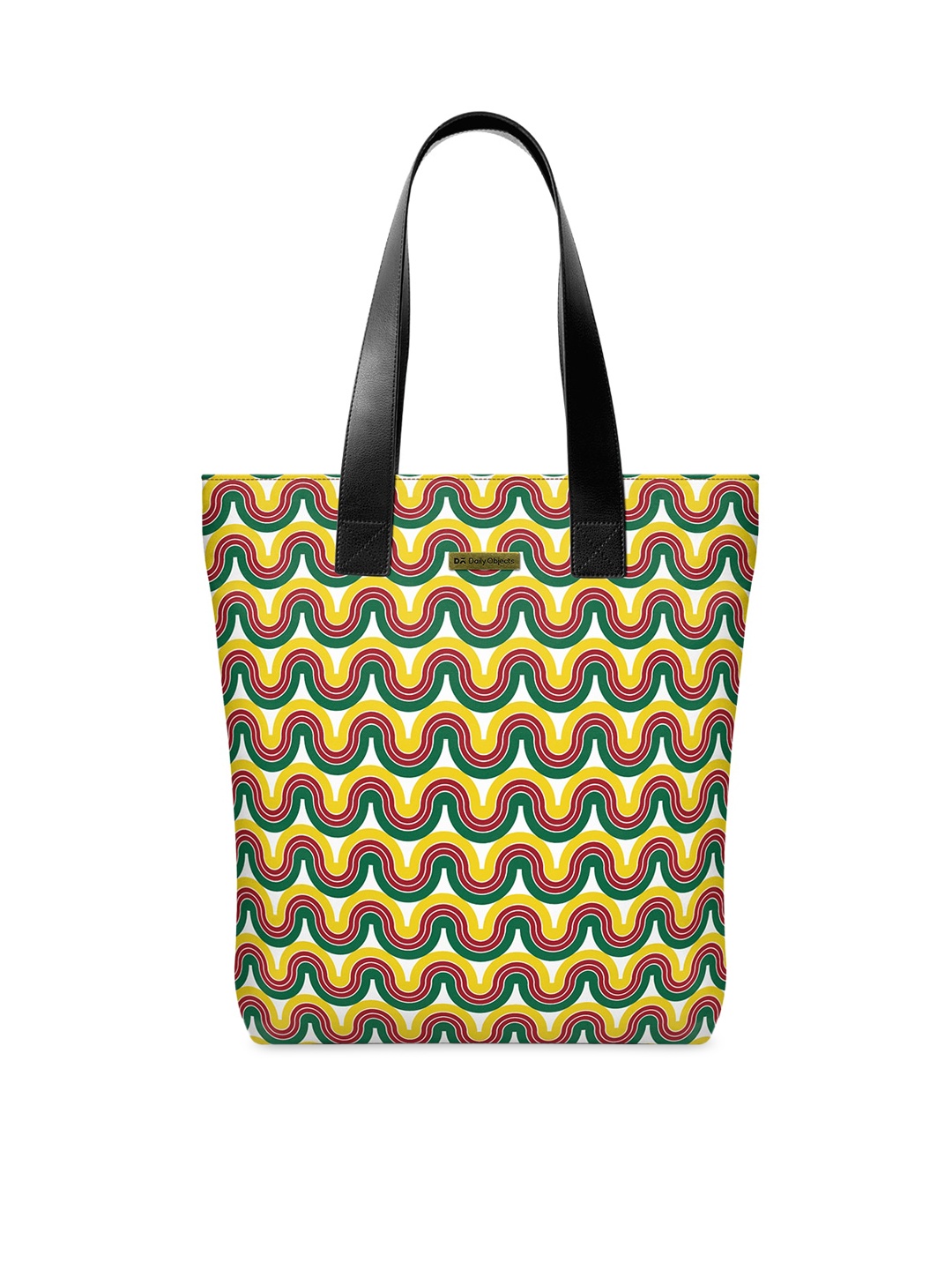 

DailyObjects Multicoloured Geometric Printed Shopper Tote Bag, Multi