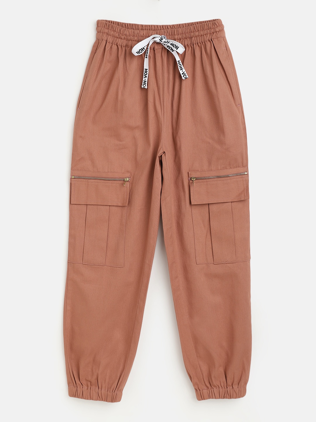 

Noh Voh - SASSAFRAS Kids Girls Coral Joggers Trousers