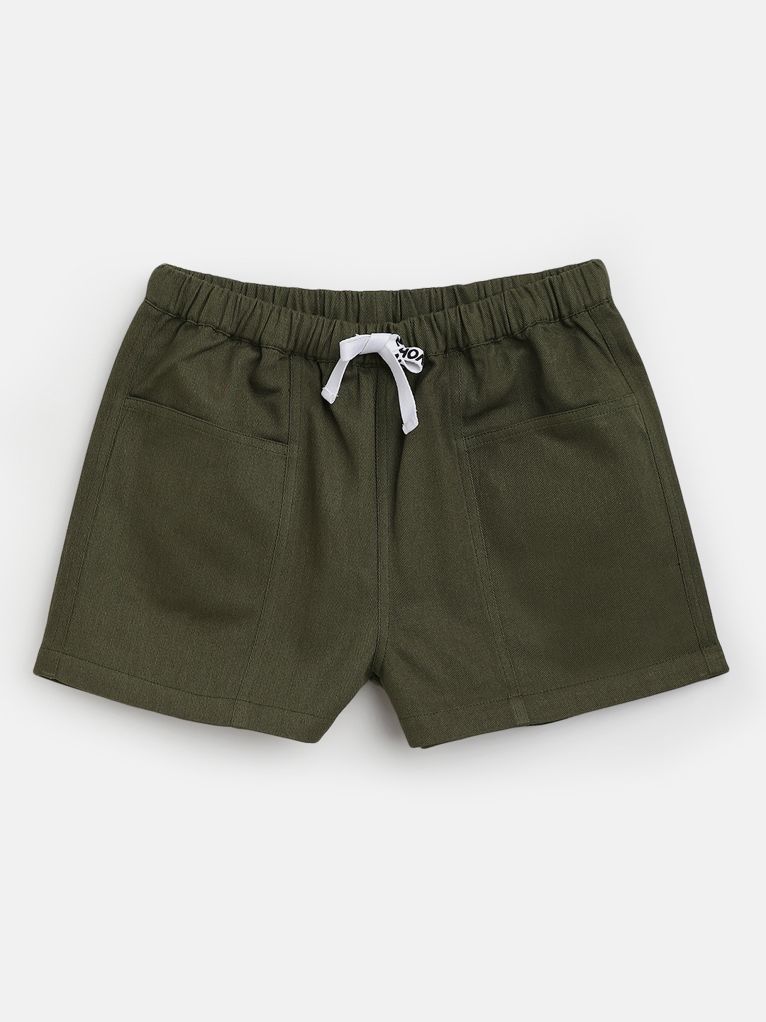 

Noh Voh - SASSAFRAS Kids Girls Olive Green Shorts