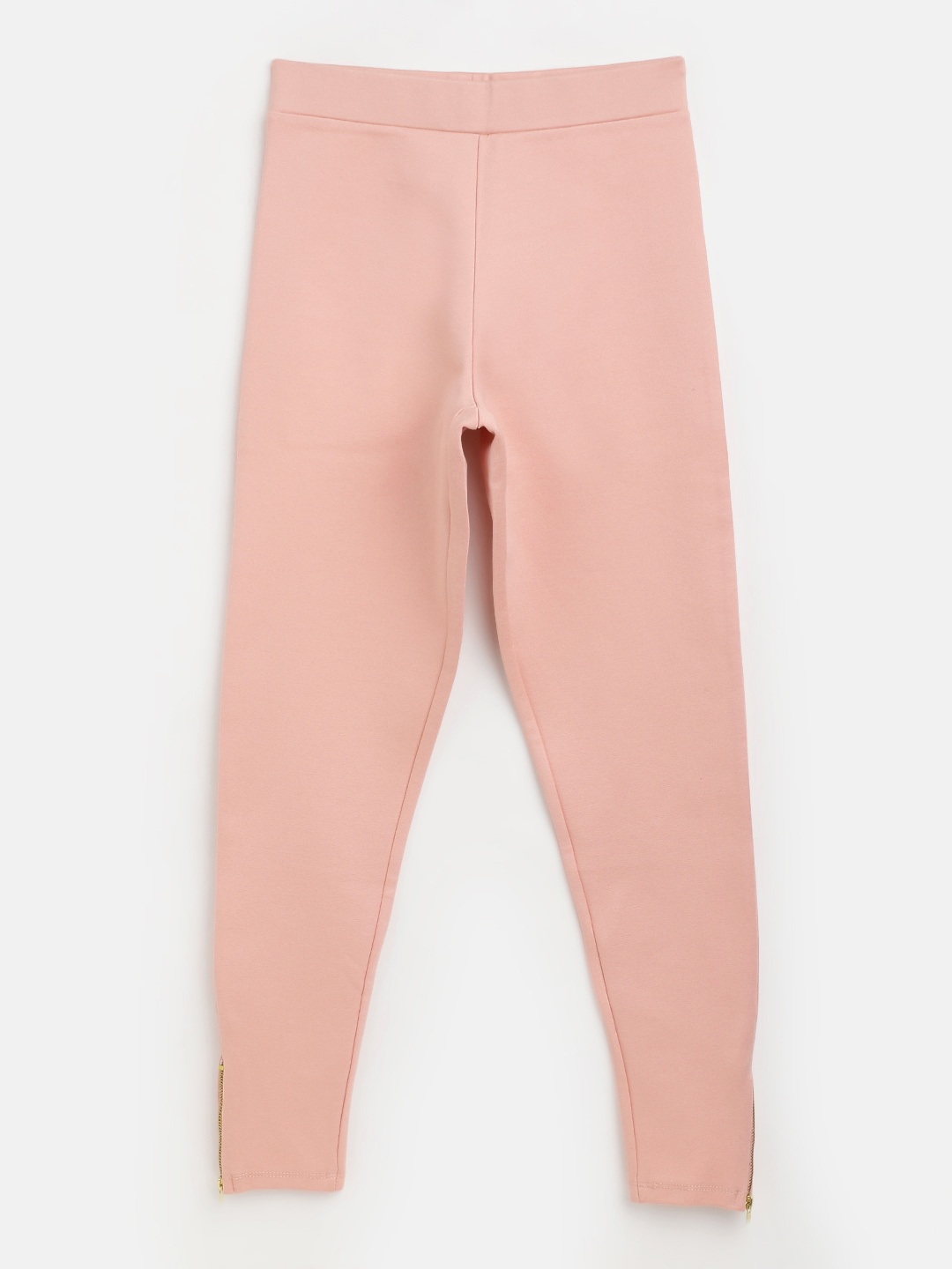 

Noh.Voh - SASSAFRAS Kids Peach-Coloured Solid Jeggings