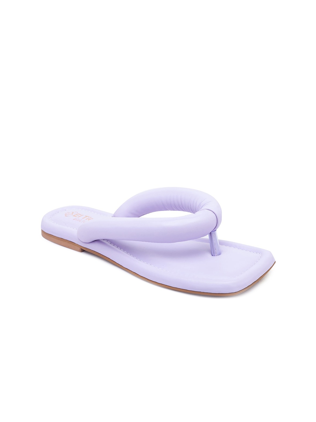 

Sole To Soul Women Purple Open Toe Flats