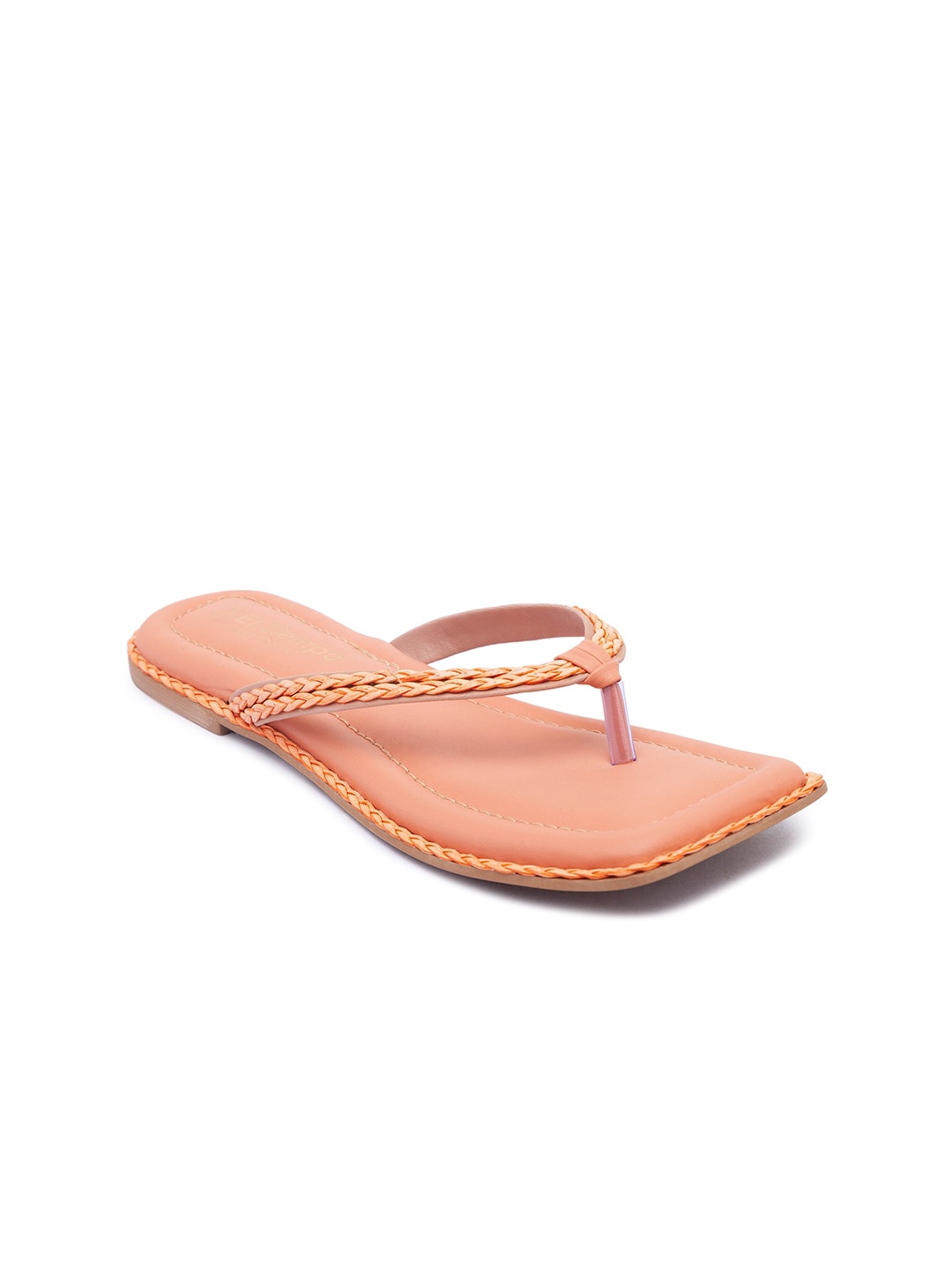 

Sole To Soul Women Pink Embellished Open Toe Flats