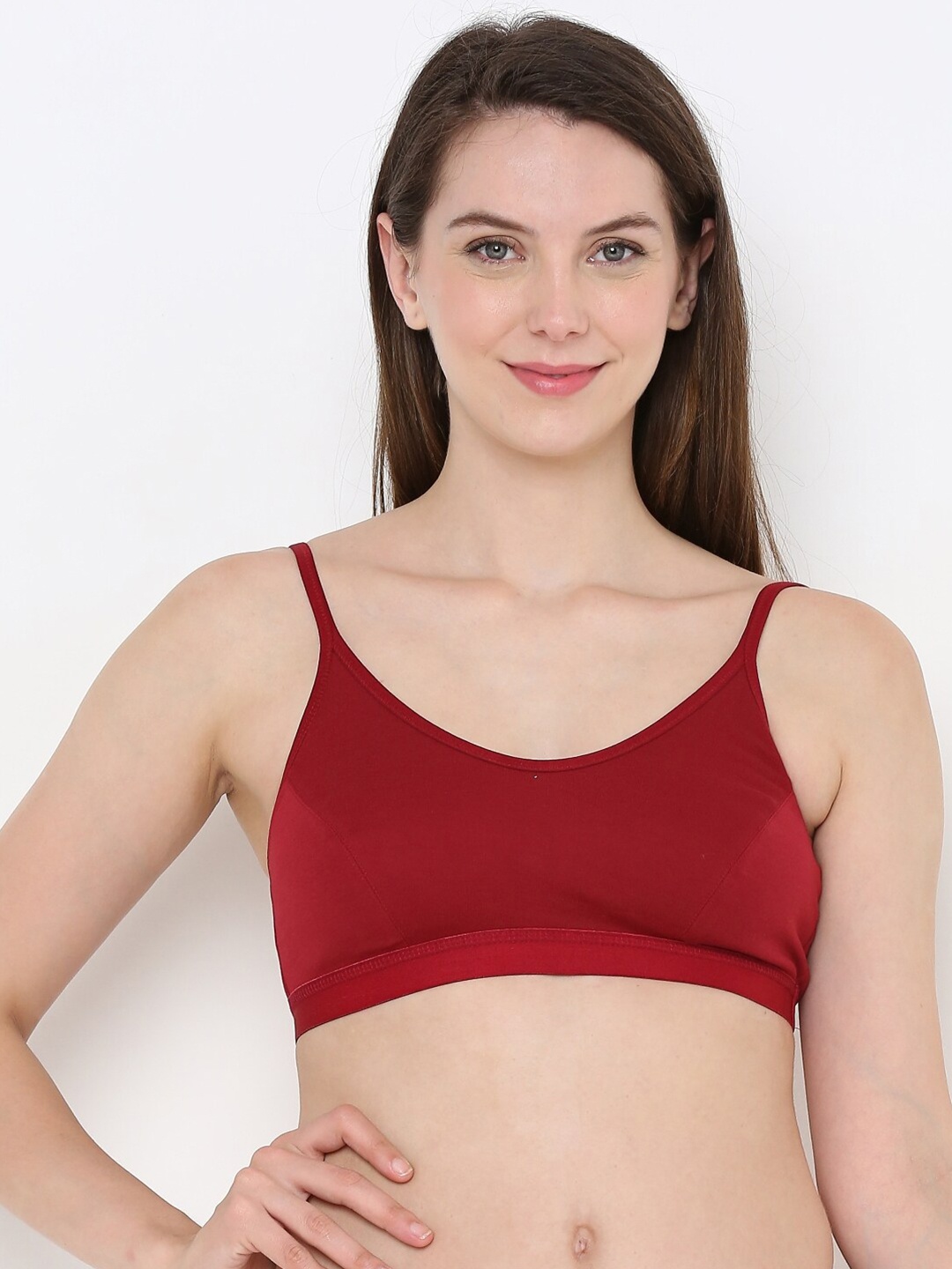 

Berry's Intimatess Tomato Red Color for Everyday Non-Wired& Non Padded All Day Comfort Bra, Maroon