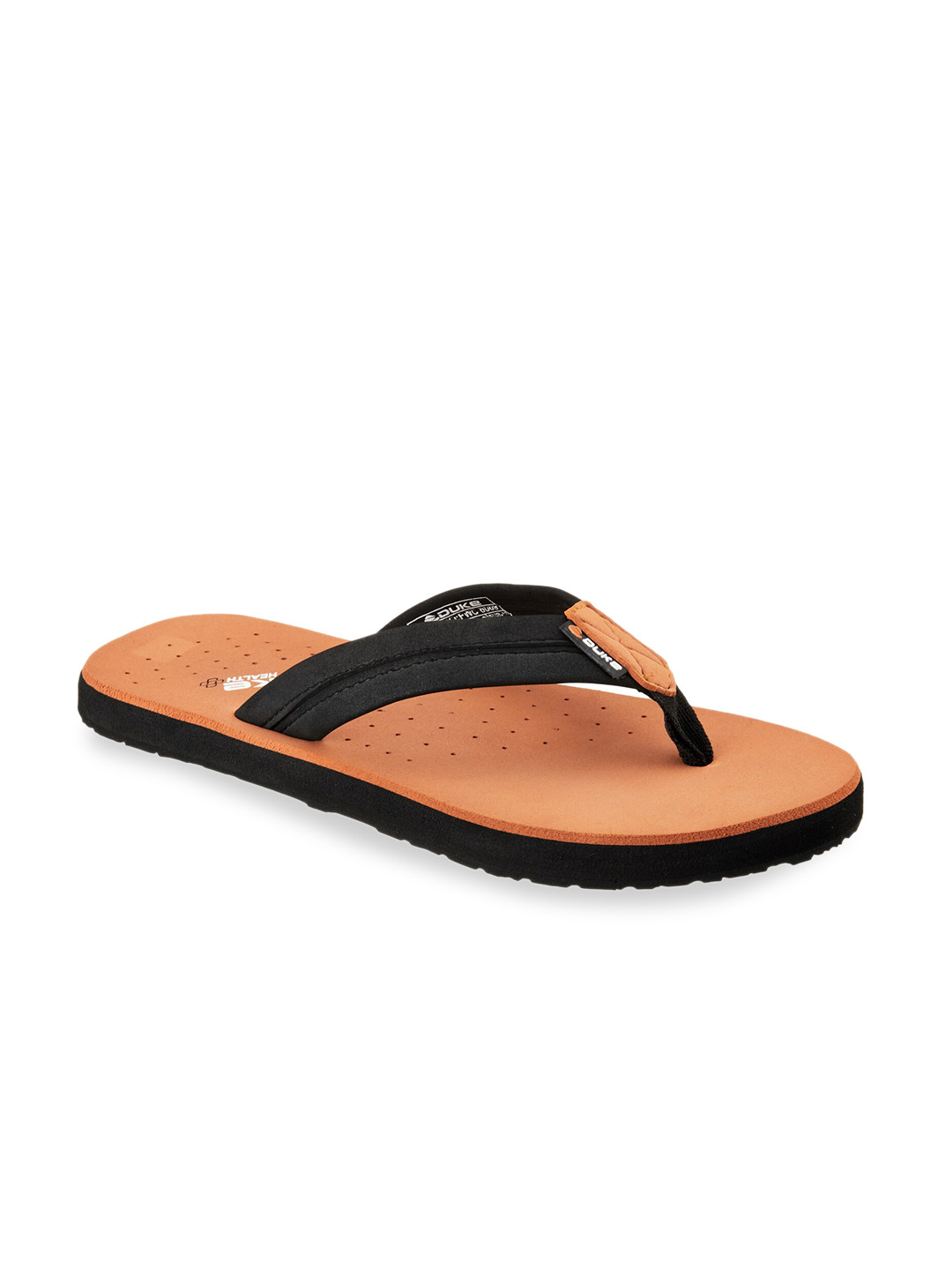 

Duke Men Tan & Black Room Slippers