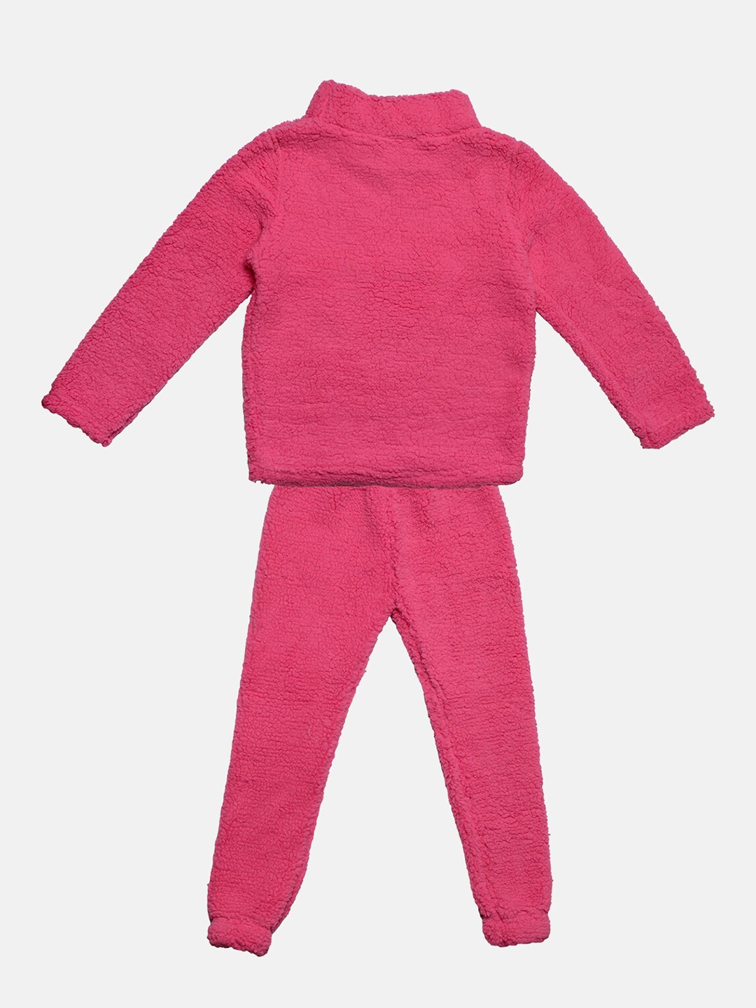 

TINY HUG Girls Pink Night suit