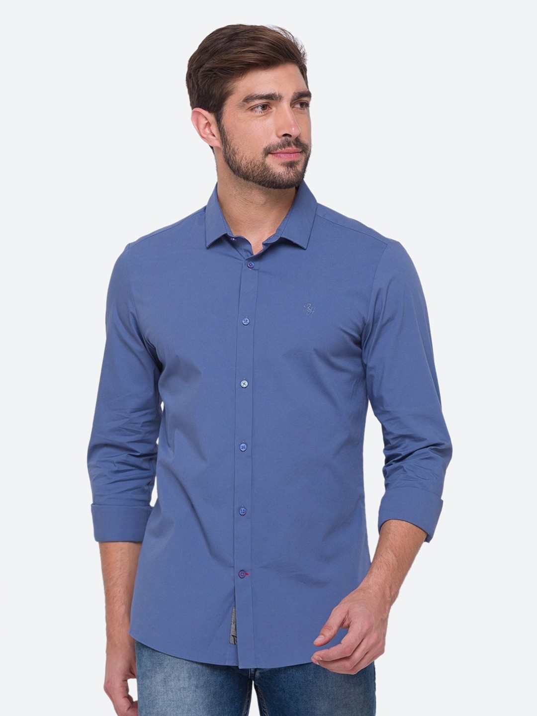 

Being Human Men Grey Comfort Regular Fit Casual Shirt
