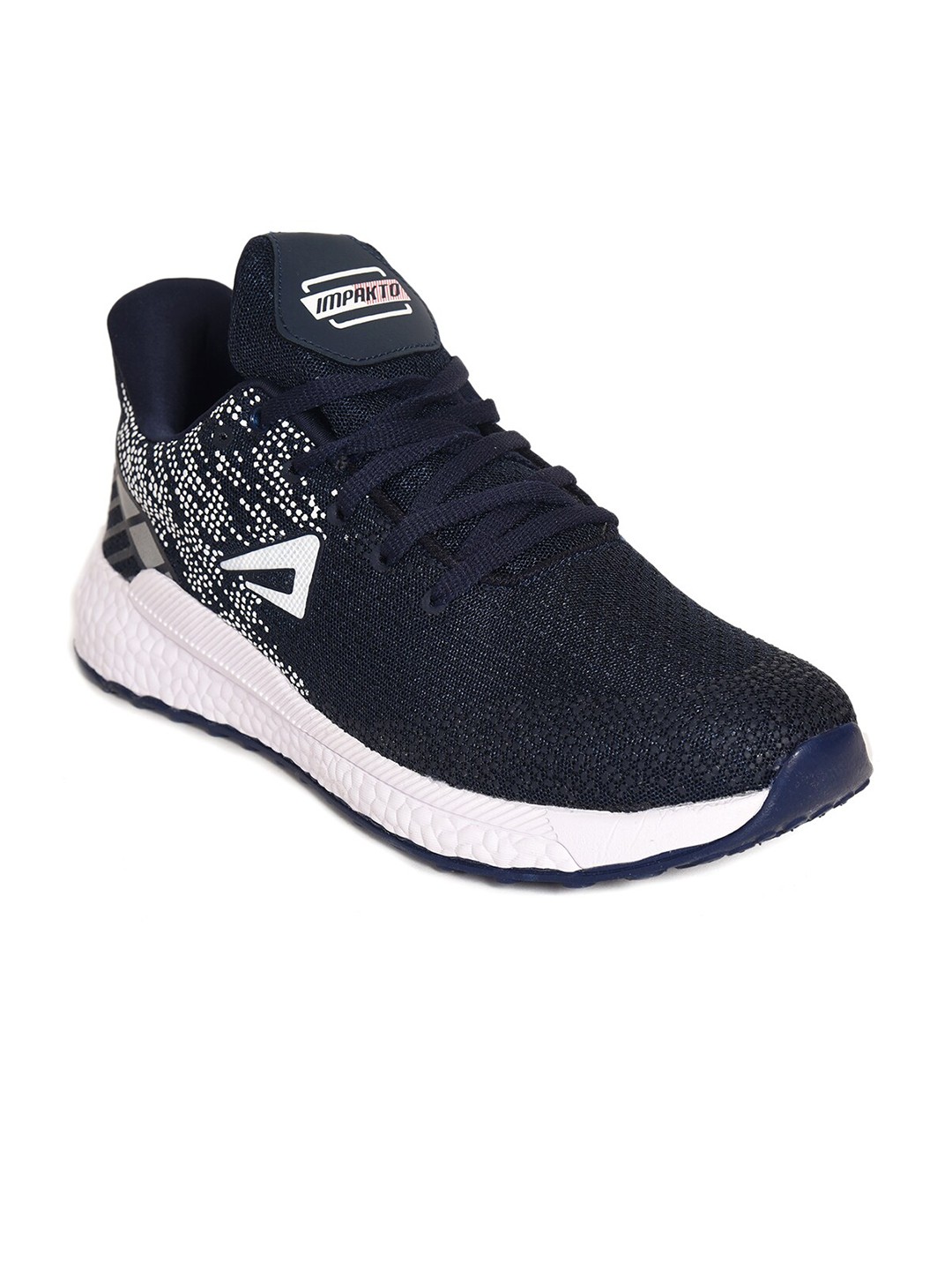 

IMPAKTO Men Blue Mesh Running Non-Marking Shoes