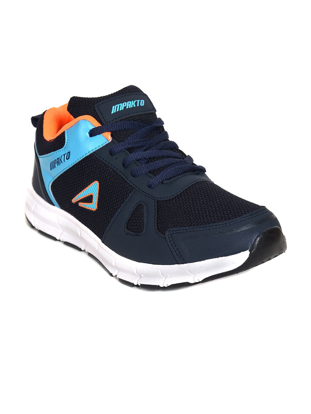 

IMPAKTO Men Mesh Running Shoes, Blue
