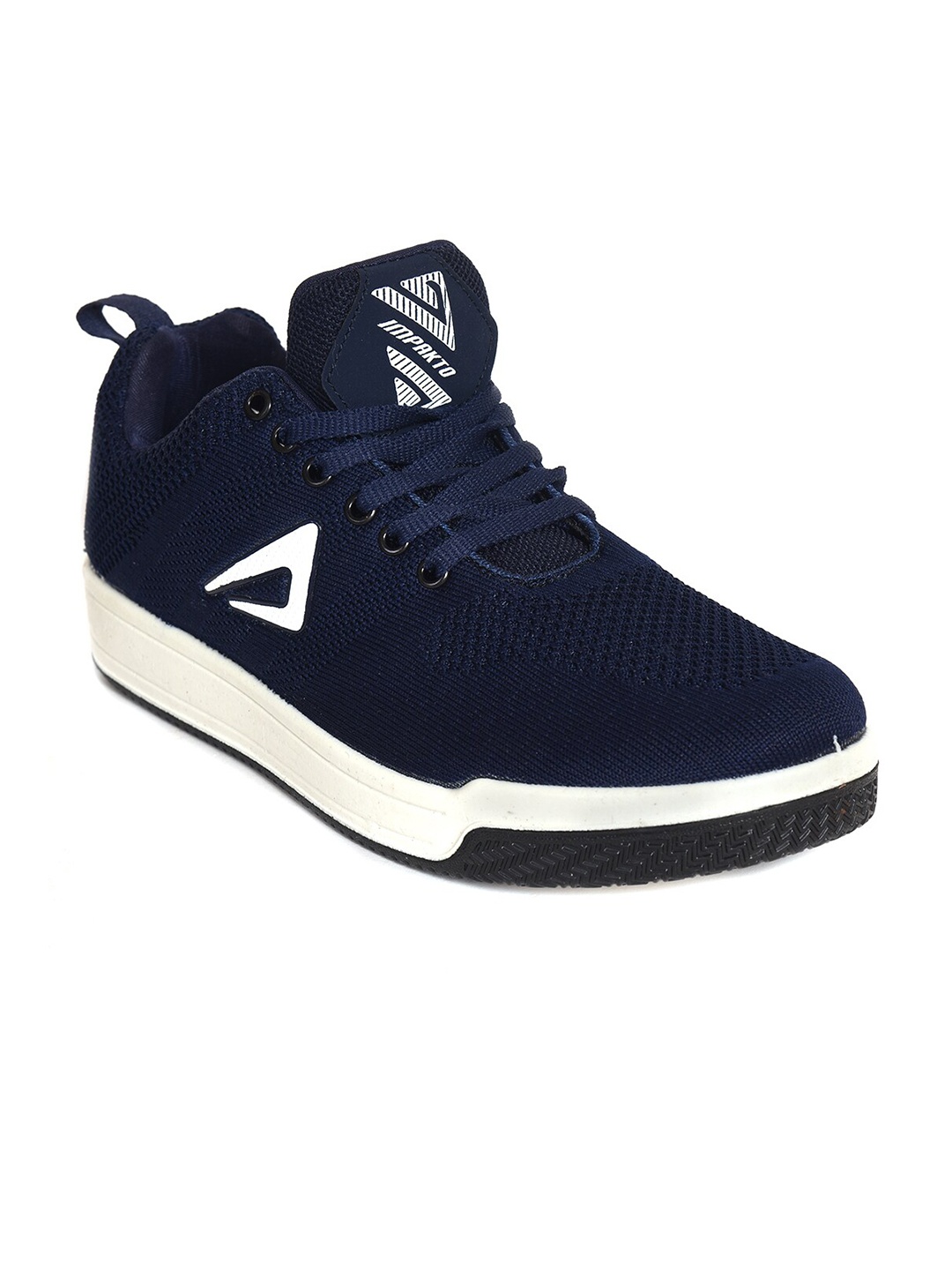 

IMPAKTO Men Blue Mesh Running Non-Marking Shoes