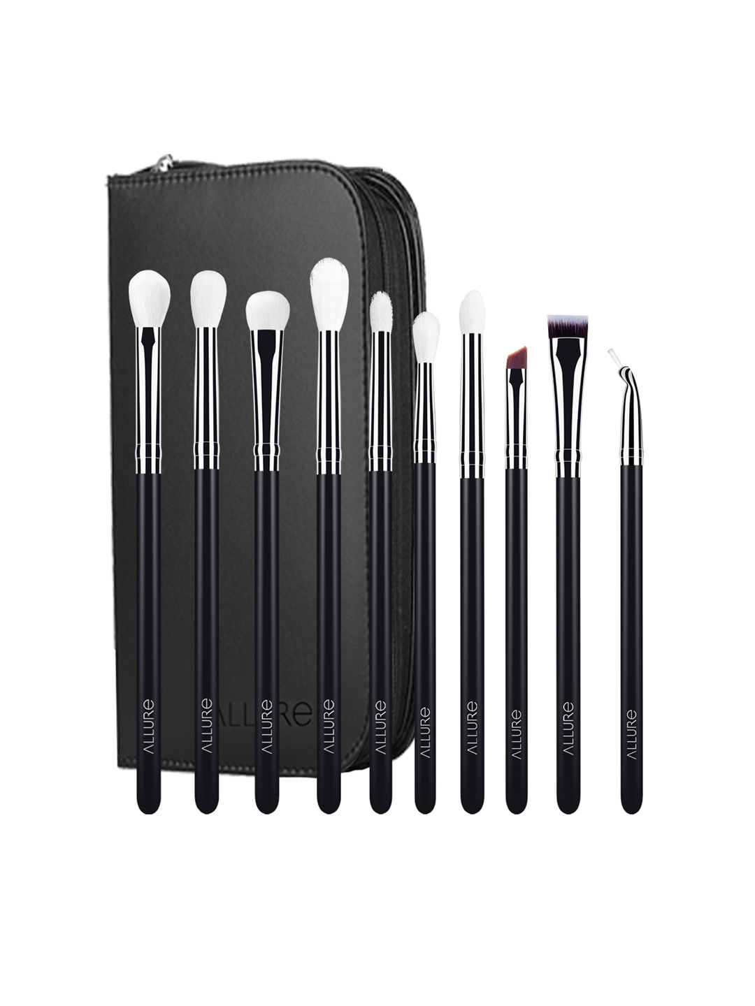 

ALLURE SGKE-10 Set of 10 Eye Makeup Brushes - Black