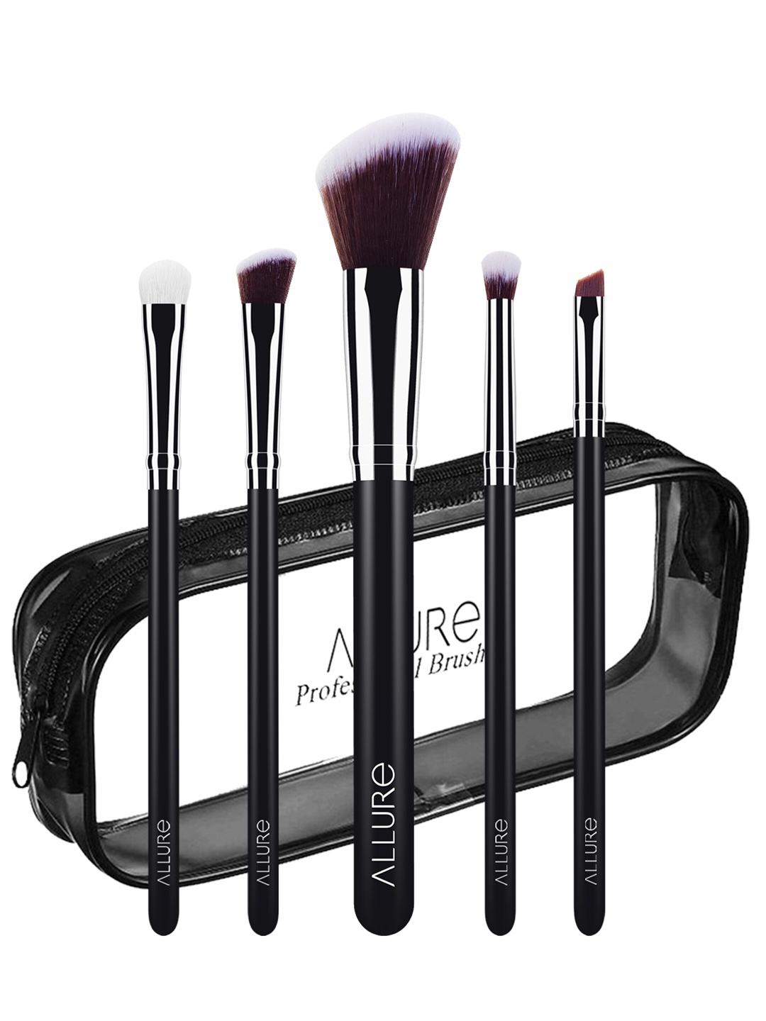 

ALLURE SSK-05 Set of 5 Makeup Brushes - Black