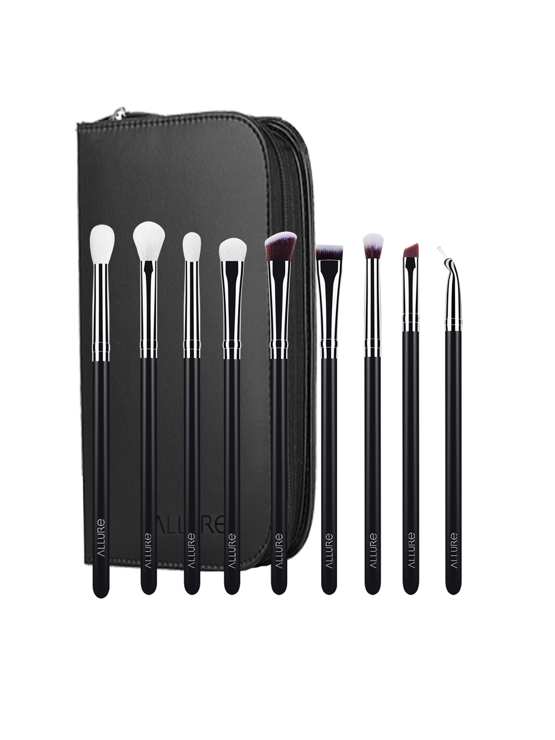 

ALLURE SSKE-09 Set of 9 Eye Makeup Brushes - Black